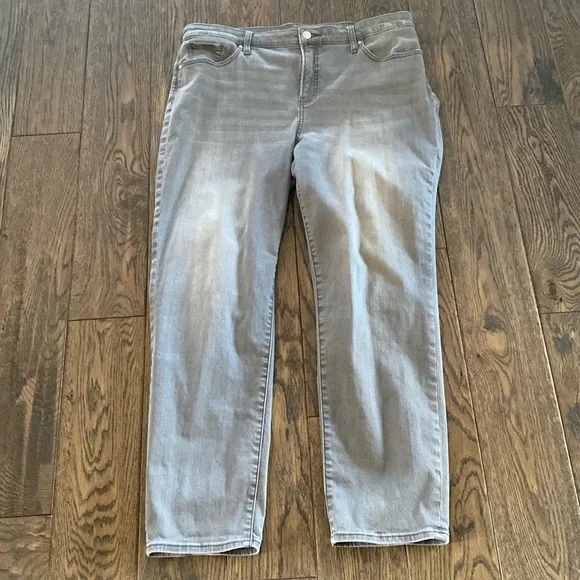 Gray Girlfriend Slim Leg Ankle sz 2.5R - Picture 1 of 5